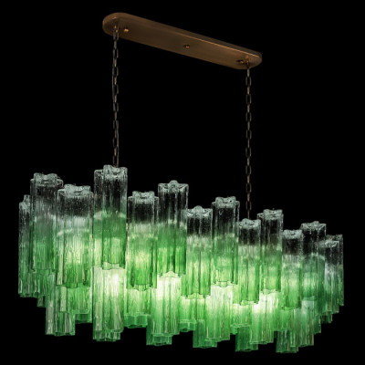 Подвесная люстра Murano 10580/1000R Clear green