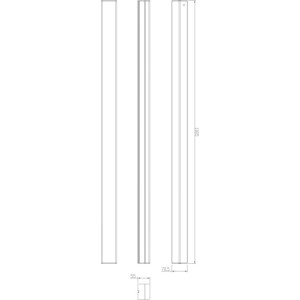 Настенно-потолочный светильник  SML-10-WB-65K-W48