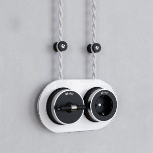 Изолятор Vintage черный матовый W6433408