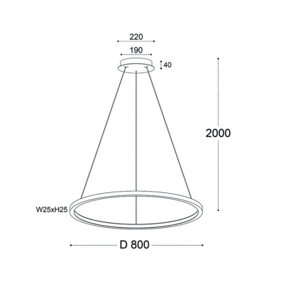 Подвесной светильник  IT013-6028 white 3000K