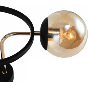 Потолочная люстра  01344-0.3-03 BK+FGD