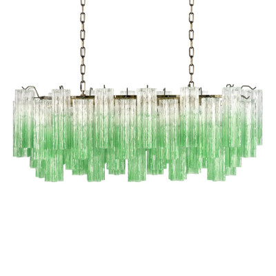 Подвесная люстра Murano 10580/1000R Clear green